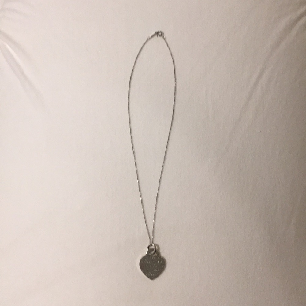 Tiffany Heart Tag Pendant